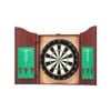 18" Dartboard Cabinet Set Professional Dartboard Wood Game Party Sport Competition