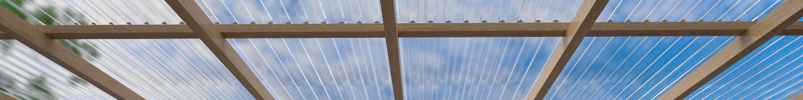 Suntuf sheeting installed for backyard with nice look 