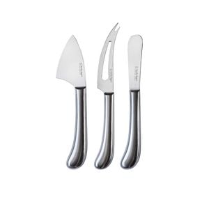 Stanley Rogers Pistol Grip Cheese Knife Set 3pc Stainless Steel