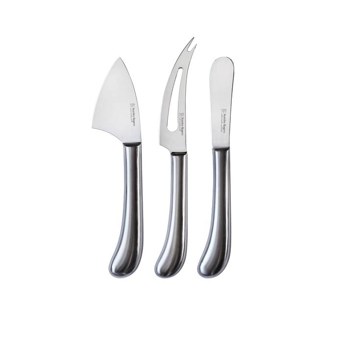 Stanley Rogers Pistol Grip Cheese Knife Set 3pc Stainless Steel