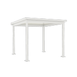 Absco Structures 3.11 x 3.11 x 2.60m Off White Signature Insulated Single Gazebo