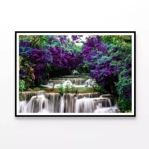 Waterfall at Thailand  Print 100% Australian Made 90x60cm  (Poster)