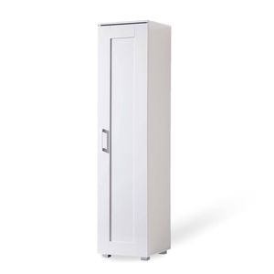 Montreal Single Door Display Storage Cabinet White