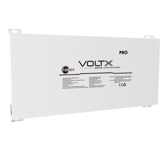 Voltx 100ah Blade 12v Lithium Battery – 1280wh High-capacity, Portable Power For Rv, Solar, Off-grid & Emergency Backup
