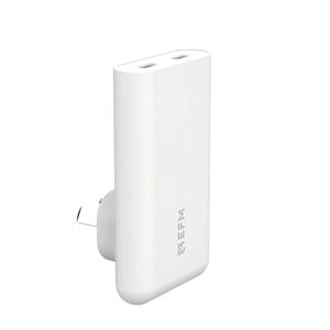 Efm 65w Slimline Wall Chargerwith Gan  Power Delivery And Pps