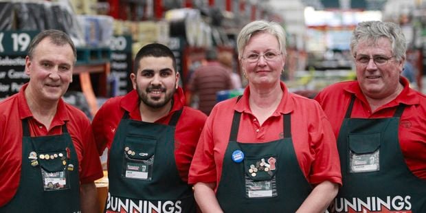 Bunnings team members.