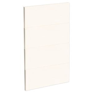 Kaboodle 450mm Buttermilk Modern 4 Drawer Panels