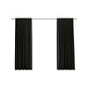 Mollers 1400 x 2500mm Charcoal Diego Room Darkening Concealed Tab Curtain - 1 Pack - Charcoal