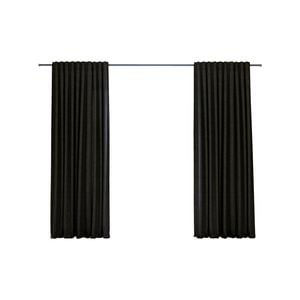 Mollers 1400 x 2500mm Charcoal Diego Room Darkening Concealed Tab Curtain - 1 Pack - Charcoal