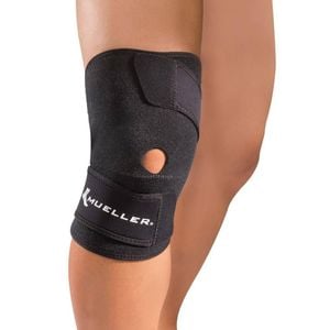 Mueller Adjustable Wraparound Knee Support Osfm Black - Designed For Pain Relief & Improved Joint Flexibility