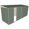 Build-a-Shed 1.5 x 4.5 x 2m Single Sliding Side Door Skillion Shed - Green