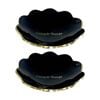 2PK SS Collective Coins N Things Scalloped Edge Trinket Bowl Black & Gold