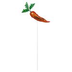 Decorative Vegetable Stake - Carrot