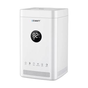 Devanti 3.5l White Top Fill Ultrasonic Humidifier And Purifier