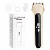 Catzon Women Bikini Trimmer Dual-head Electric Shaver For Legs Face Arms Underarms-beige