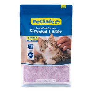 ScoopFree Premium Cat Crystal Litter - 3.6kg Bag Lavender Scent