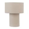 Emporium Hendrix Fabric Table Lamp - Oat