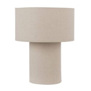 Emporium Hendrix Fabric Table Lamp - Oat