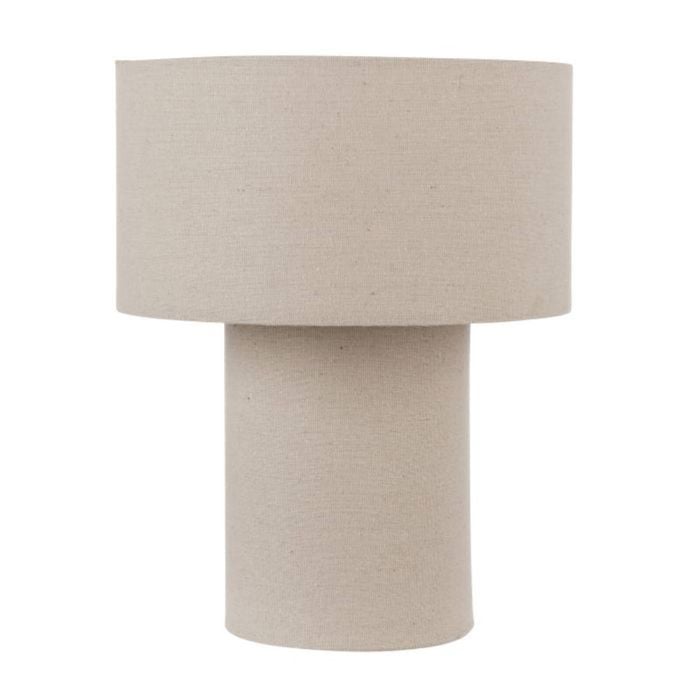 Emporium Hendrix Fabric Table Lamp - Oat