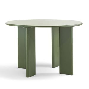 Omni 120cm Ecru Putty Chunky Round Dining Table