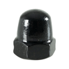 Pinnacle M8 Black Ruspert Dome Nut - 8 Pack