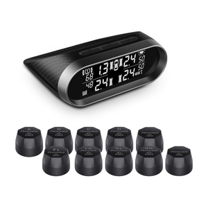 Promata Mata 2 Solar Tyre Pressure Monitor With Carbon Fiber Finish - 10 External Sensors