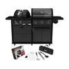 Coleman Revolution Dual Fuel Gas & Charcoal Bbq Black Matte (value Bundle)