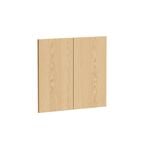 Kaboodle 600mm Oak Latte Medium Modern Rangehood Doors - 2 Pack