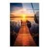 Sunset Over Fish Boat   Print 100% Australian Made 100 x 150cm  (Acrylic)