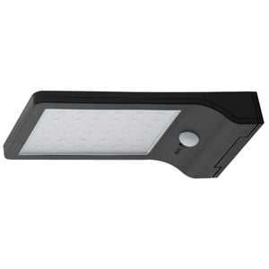 Arlec Black Ritter Sensor Solar Wall Light