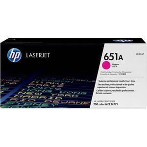 Hp 651a (ce343a) Original Laser Toner Cartridge - Single Pack - Magenta - 1 Each - 16000 Pages