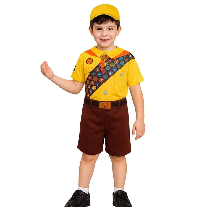 Kids Boy Scout Halloween Costume Uniform Top and Shorts Book Week Fancy Dress  10-12 Years 135-150cm Height