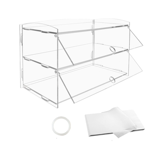 Alston 2-tier Bakery Display Case Cabinet Pastry Acrylic Cupcake Donuts Cake Pastry