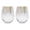 2pc Ladelle Twinkle Glass Drink/Beverage Tumbler 500ml Set 8.5x11cm