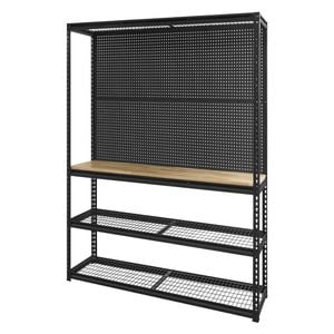 Pinnacle 1830 x 1500 x 540mm Black Heavy Duty Workstation