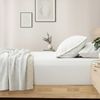Renee Taylor 400TC Egyptian Cotton Sheet Set W/ Pillowcases White Deep Queen