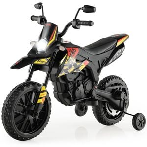 Costway Electric  Kids Ride On Motorcycle Aprilia Licensed Dark