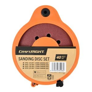 Craftright 40 Piece Sanding Disc Set