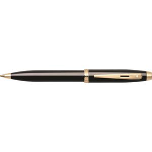 Sheaffer 100 Ball Point Pen Writing/signing Office Stationery Gloss Black/gld
