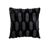 Astin Sinclair 45cm x 45cm Jet Black Deco Tufted Cushion