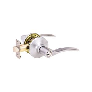 Lockwood Satin Chrome Symmetry District Entrance Leverset