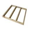 1144 x 1144mm Modular Decking 90 x 45mm Ekodeck Base Frame Flat Packed