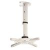 Extendable LCD LED DLP Projector Bracket Ceiling Mount 15kg White 360 Rotation