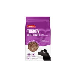 Prime100 Spt Turkey Fillet Dog Treats 100g