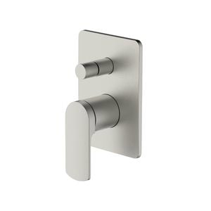 Greens Brushed Nickel Avalon Diverter Shower Mixer - Suits Main Pressure Only