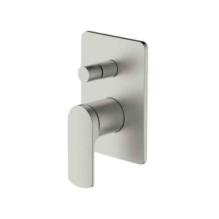 Greens Brushed Nickel Avalon Diverter Shower Mixer - Suits Main Pressure Only