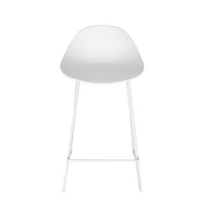 SK Designer Living | Geo Designer Kitchen Stool - White