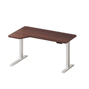 Oikiture L-shape Electric Standing Desk Single Motor 145CM