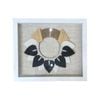 Framed Wall Art | Brown & Natural Tribal Necklace | 55x65cm