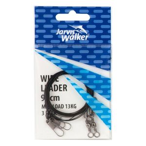 Jarvis Walker 13kg Black Wire Fishing Leader 30cm